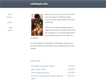 Tablet Screenshot of nikhilesh.info